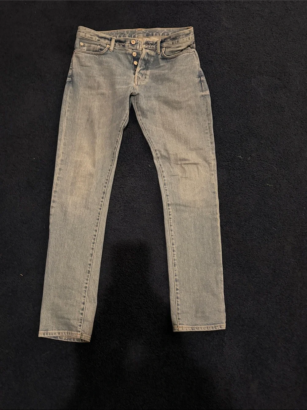 Buck Mason Light Wash Skinny Jeans - Men's